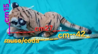 Peluche Tigrotto bocca aperta Vintage