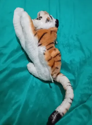 Peluche Tigrotto bocca aperta Vintage