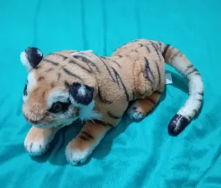 Peluche Tigrotto bocca aperta Vintage