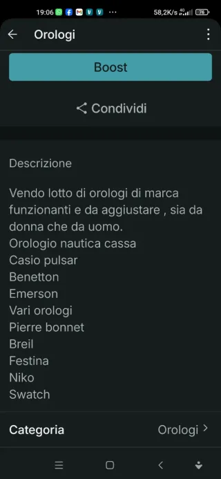Lotto Orologi Uomo e Donna