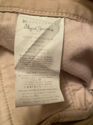 Pantalón Chino Pepe Jeans Beige