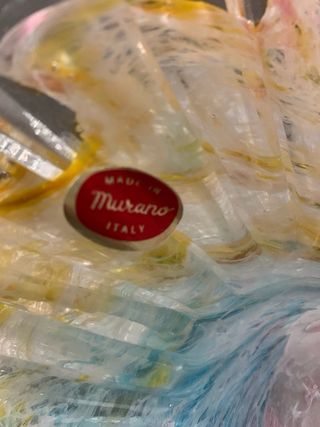 Centrotavola Murano Vetro Multicolor 22cm