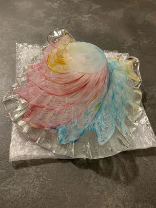 Centrotavola Murano Vetro Multicolor 22cm