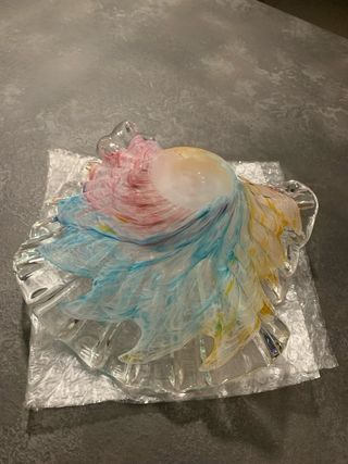 Centrotavola Murano Vetro Multicolor 22cm