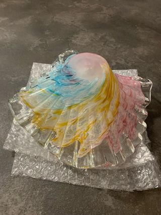 Centrotavola Murano Vetro Multicolor 22cm