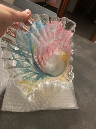 Centrotavola Murano Vetro Multicolor 22cm