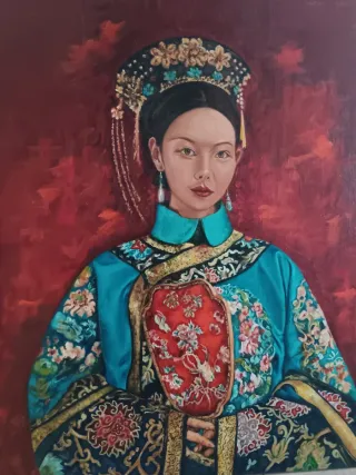 Pintura al óleo sobre lienzo