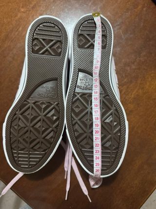 Scarpe Converse glicine logo stampato