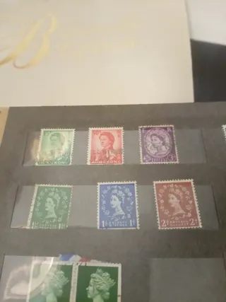 6 Sellos Hong Kong Colonia Británica