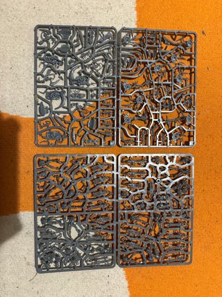 Warhammer 40k Necron Tomb World sprue