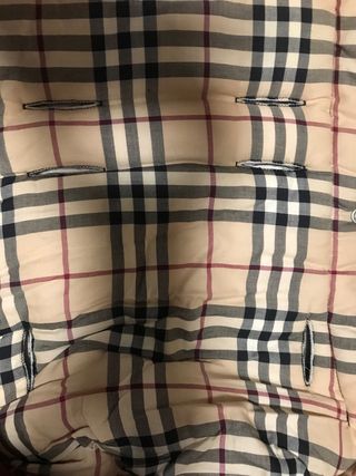 Saco Carrito Bebé Burberry Beige/Negro