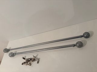 Barra Cortina Extensible Bola Decorativa