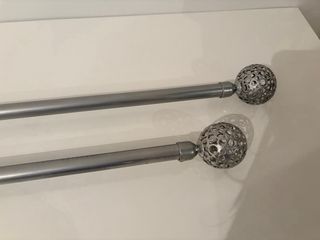 Barra Cortina Extensible Bola Decorativa