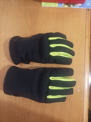 Cazadora Moto Unik Negra + Guantes