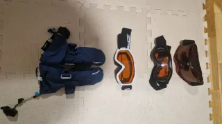 Botas T33, Guantes 0-5 años, Gafas Nieve