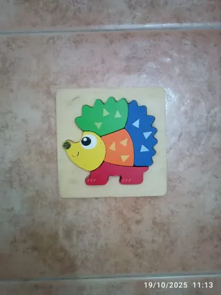 Puzzle erizo madera