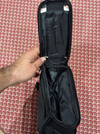 Bolsa para cuadro de bicicleta con pantalla táctil