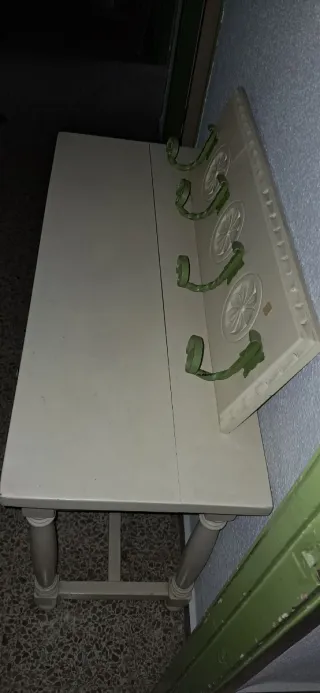 Conjunto entradita mesa y espejo