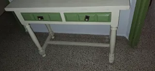 Conjunto entradita mesa y espejo