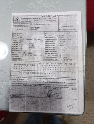 Piezas para Renault Scenic