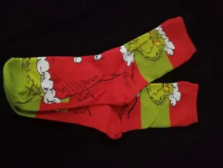Zapatillas Grinch + Calcetines  Talla M (38/39)