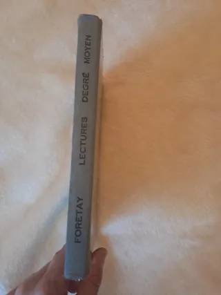 Libro Lectures, Charles Foretay, antiguo