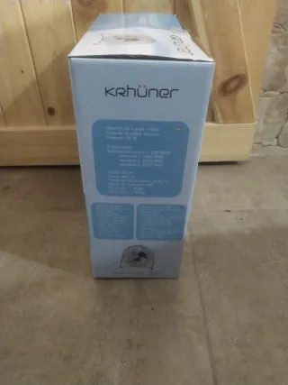 Ventilador Krhuner Plata/Blanco