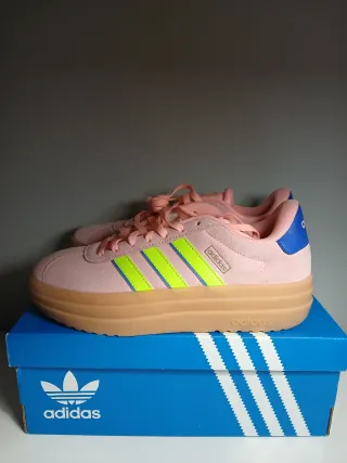 Adidas Gazelle Bold W Rosa y Verde