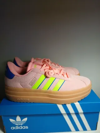 Adidas Gazelle Bold W Rosa y Verde