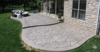 Suelo de hormigón impreso