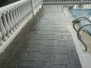 Suelo de hormigón impreso