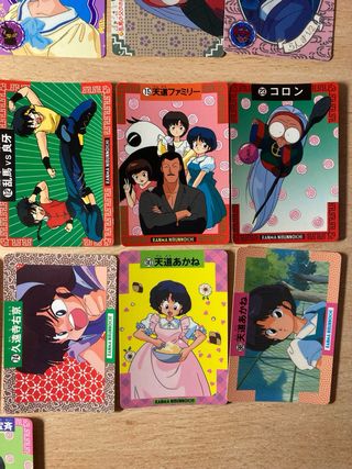 Lote de cards de Ranma 1/2