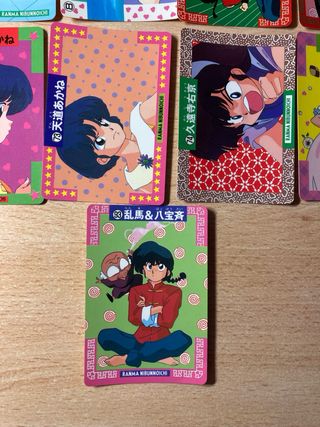 Lote de cards de Ranma 1/2