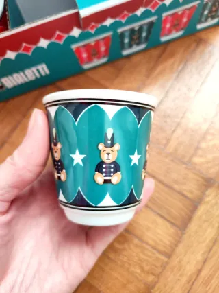 Set 4 Bicchierini tazzine Caffè Bialetti - Nuovi