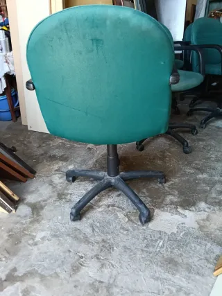 Silla de oficina verde