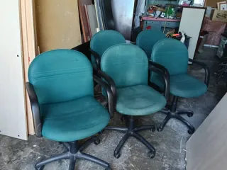 Silla de oficina verde