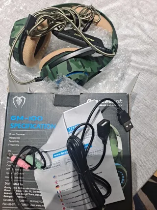 Auriculares Gaming BExcellent GM-100 Camuflaje