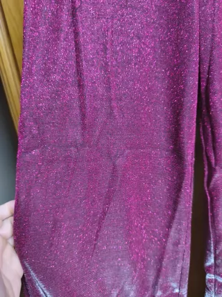 Pantalones fiesta brillo talla S