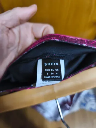 Pantalones fiesta brillo talla S