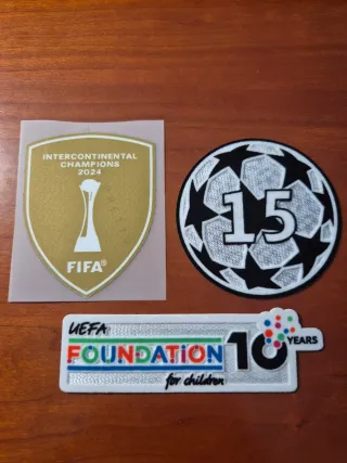 Parches Real Madrid champions league