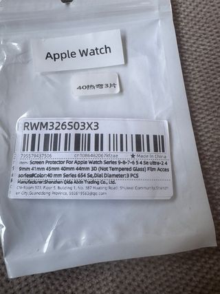 Protectores Pantalla Apple Watch Hydrogel Pack 3