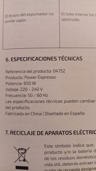 Cafetera Cecotec Power Espresso 20 Bar