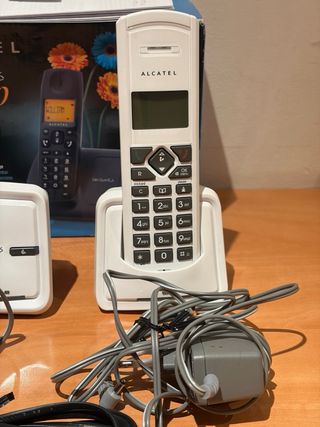 2 Teléfonos Alcatel P160 Duo Manos Libres