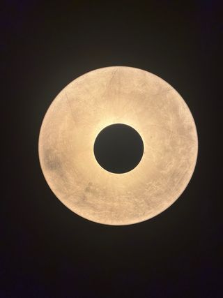 Lámpara de techo Lindby negra y dorada