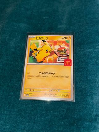 Carta Pokémon Pikachu McDonald's Promo