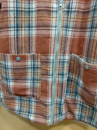 Chaquetón reversible leñador cuadros