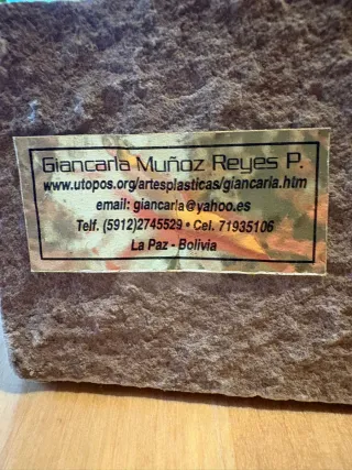 ⚜ Escultura de bronce,artista Giancarla Muñoz Reye