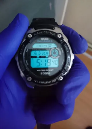 Reloj Casio WV 200E blanco