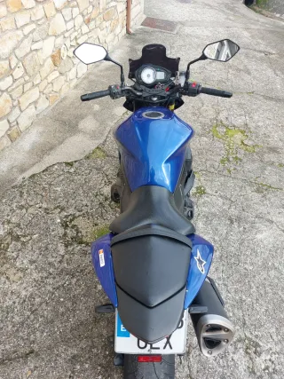 Kawasaki z750 azul