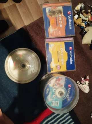 Verbatim DVD-R y DVD+RW CD-R